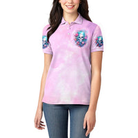 Rose Skull Women Polo Shirt Bullshit So The Bitch In Me Come Out To Play - Wonder Print Shop