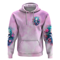 Rose Skull Zip Hoodie Bullshit So The Bitch In Me Come Out To Play - Wonder Print Shop