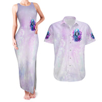 Rose Skull Couples Matching Tank Maxi Dress and Hawaiian Shirt I'm Not Always A Bitch Just Kidding Go Fuck Yourself - Wonder Print Shop