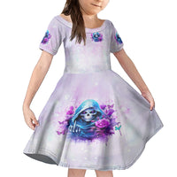 Rose Skull Family Matching Puletasi and Hawaiian Shirt I'm Not Always A Bitch Just Kidding Go Fuck Yourself - Wonder Print Shop