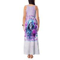 Rose Skull Tank Maxi Dress I'm Not Always A Bitch Just Kidding Go Fuck Yourself - Wonder Print Shop
