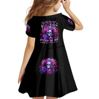 Flower Skull Family Matching Long Sleeve Bodycon Dress and Hawaiian Shirt The Good Girl In Me Got Tired Of The Bullshit So The Bitch In Me Came Out To Play - Wonder Print Shop