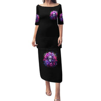 Flower Skull Puletasi The Good Girl In Me Got Tired Of The Bullshit So The Bitch In Me Came Out To Play - Wonder Print Shop