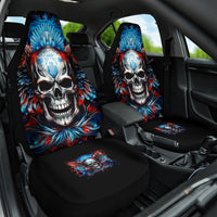 Wings Skull Car Seat Cover People Are Asking Me Which Sign I was Born Under I Was Born Under A Warning Sigh - Wonder Print Shop
