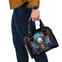 Wings Skull Shoulder Handbag People Are Asking Me Which Sign I was Born Under I Was Born Under A Warning Sigh