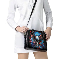 Wings Skull Shoulder Handbag People Are Asking Me Which Sign I was Born Under I Was Born Under A Warning Sigh