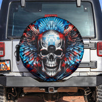 Wings Skull Spare Tire Cover People Are Asking Me Which Sign I was Born Under I Was Born Under A Warning Sigh - Wonder Print Shop