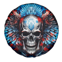 Wings Skull Spare Tire Cover People Are Asking Me Which Sign I was Born Under I Was Born Under A Warning Sigh - Wonder Print Shop