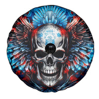 Wings Skull Spare Tire Cover People Are Asking Me Which Sign I was Born Under I Was Born Under A Warning Sigh - Wonder Print Shop