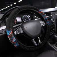 Wings Skull Steering Wheel Cover People Are Asking Me Which Sign I was Born Under I Was Born Under A Warning Sigh - Wonder Print Shop