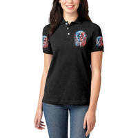 Lady Skull Women Polo Shirt Yes I'm A Bitch But Not Your - Wonder Print Shop