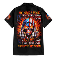 My Give A Fuck Is Broken But My Go Fuck Your Self Family Matching Mermaid Dress and Hawaiian Shirt - Wonder Print Shop