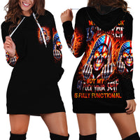 My Give A Fuck Is Broken But My Go Fuck Your Self Hoodie Dress - Wonder Print Shop