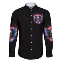 American Skull Family Matching Puletasi and Hawaiian Shirt I'm Not Anti Social I'm Just Not User Friendly - Wonder Print Shop