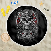 Skull Beach Blanket Ethereal Reapers Skull-Faced Death Angels - Wonder Print Shop