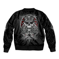Skull Bomber Jacket Ethereal Reapers Skull-Faced Death Angels - Wonder Print Shop