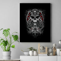 Skull Canvas Wall Art Ethereal Reapers Skull-Faced Death Angels - Wonder Print Shop