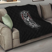 Skull Quilt Ethereal Reapers Skull-Faced Death Angels - Wonder Print Shop