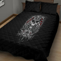 Skull Quilt Bed Set Ethereal Reapers Skull-Faced Death Angels - Wonder Print Shop