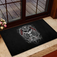 Skull Rubber Doormat Ethereal Reapers Skull-Faced Death Angels - Wonder Print Shop