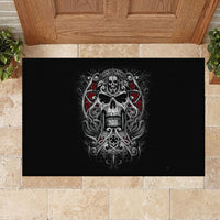 Skull Rubber Doormat Ethereal Reapers Skull-Faced Death Angels - Wonder Print Shop