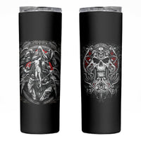 Skull Skinny Tumbler Ethereal Reapers Skull-Faced Death Angels - Wonder Print Shop