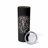 Skull Skinny Tumbler Ethereal Reapers Skull-Faced Death Angels - Wonder Print Shop