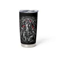 Skull Tumbler Cup Ethereal Reapers Skull-Faced Death Angels - Wonder Print Shop