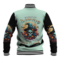 Witch Skull Baseball Jacket Buckle Up Buttercup You Just FLipped My Witch Switch - Wonder Print Shop