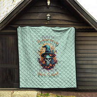 Witch Skull Quilt Buckle Up Buttercup You Just FLipped My Witch Switch - Wonder Print Shop