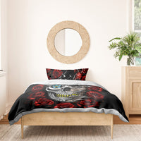 Dia De Muertos Bedding Set Day Of The Death Rose Skull - Wonder Print Shop