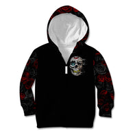 Dia De Muertos Kid Hoodie Day Of The Death Rose Skull - Wonder Print Shop