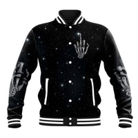 Sad Skull Baseball Jacket Don't Ever Try To Judge Me Dude - Wonder Print Shop