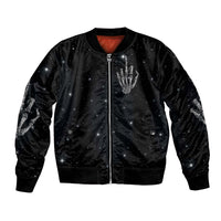 Sad Skull Bomber Jacket Don't Ever Try To Judge Me Dude - Wonder Print Shop