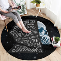 sad-skull-round-carpet-dont-ever-try-to-judge-me-dude