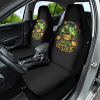 Pumpkin Skull Car Seat Cover Drink Up Witches - Wonder Print Shop