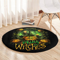pumpkin-skull-round-carpet-drink-up-witches