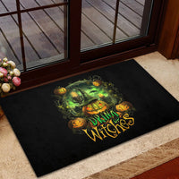 Pumpkin Skull Rubber Doormat Drink Up Witches - Wonder Print Shop