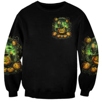 Pumpkin Skull Sweatshirt Drink Up Witches - Wonder Print Shop
