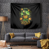 Pumpkin Skull Tapestry Drink Up Witches - Wonder Print Shop