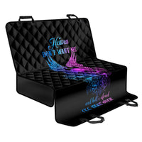 Wings Skull Back Car Seat Cover Heaven Don't Want Me Hell Afraid I Take Over - Wonder Print Shop