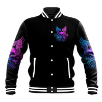 Wings Skull Baseball Jacket Heaven Don't Want Me Hell Afraid I Take Over - Wonder Print Shop