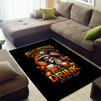Witch Skull Area Rug Hello Darkness My Old Friend I Come To Drink With You - Wonder Print Shop