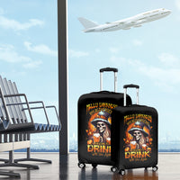 Witch Skull Luggage Cover Hello Darkness My Old Friend I Come To Drink With You - Wonder Print Shop
