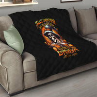 Witch Skull Quilt Hello Darkness My Old Friend I Come To Drink With You - Wonder Print Shop