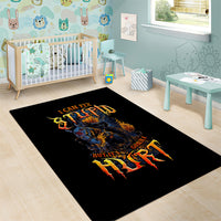 Jack O Lantern Skull Area Rug I Can Fix Stupid But It's Gonna Hurt - Wonder Print Shop