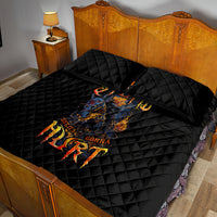 Jack O Lantern Skull Quilt Bed Set I Can Fix Stupid But It's Gonna Hurt - Wonder Print Shop