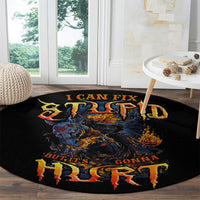jack-o-lantern-skull-round-carpet-i-can-fix-stupid-but-its-gonna-hurt