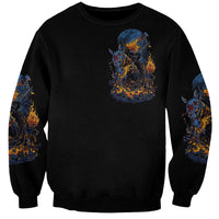 Jack O Lantern Skull Sweatshirt I Can Fix Stupid But It's Gonna Hurt - Wonder Print Shop