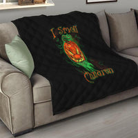 Jack O Lantern Skull Quilt I Smell Children - Wonder Print Shop